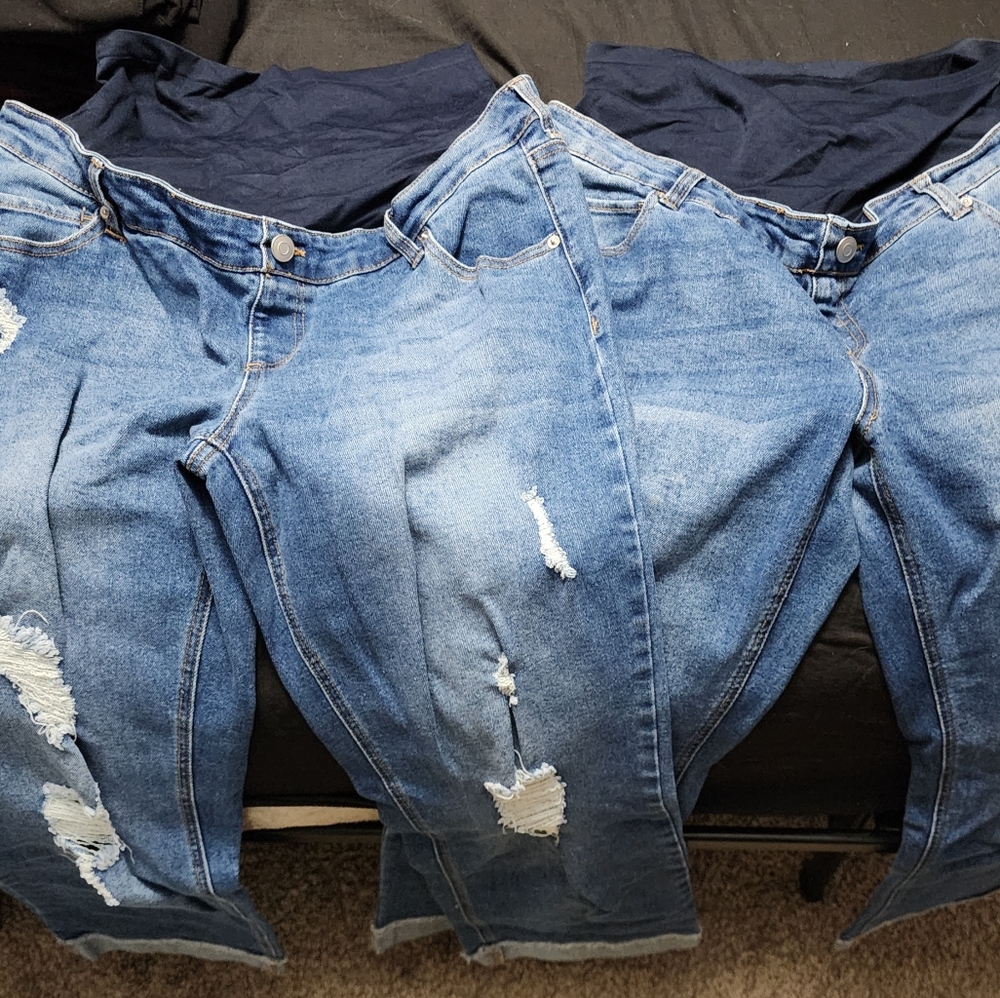 Time and tru maternity jeans